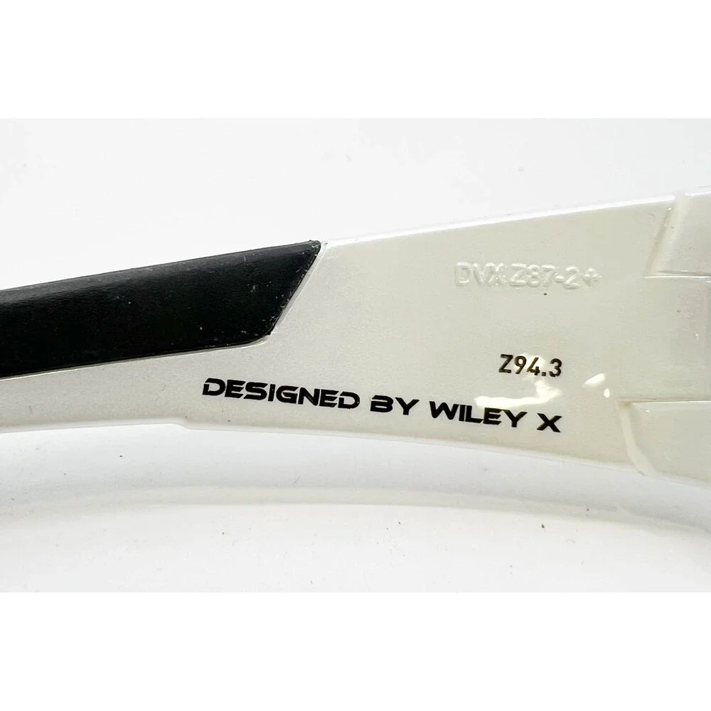 DVX Next Eyeglasses Men White Sport Safety Frames Wiley X 64-18-122